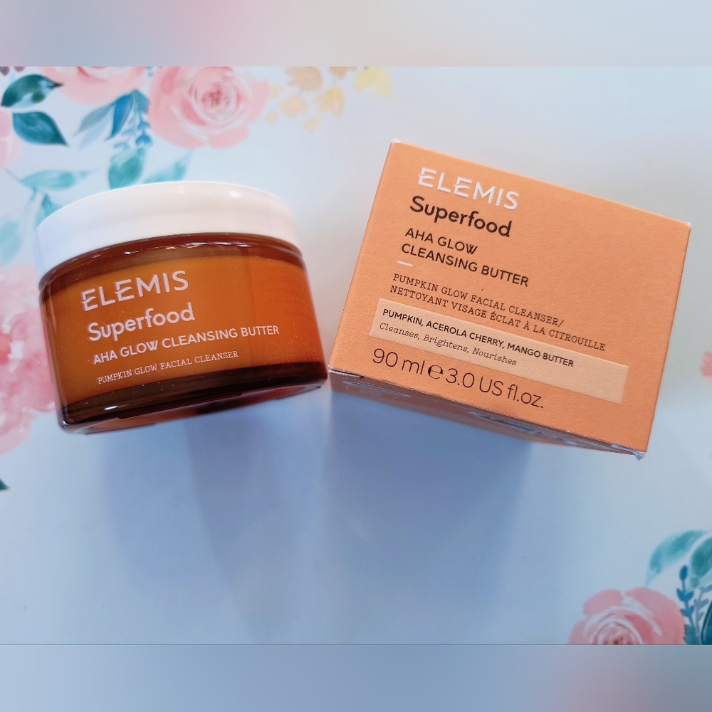 ELEMIS Superfood AHA Glow Cleansing Butter Pumpkin Glow Facial Cleanser